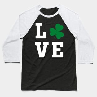 Love one Irish Shamrock - Tshirt Baseball T-Shirt